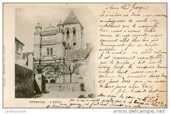95 VETHEUIL - l'eglise