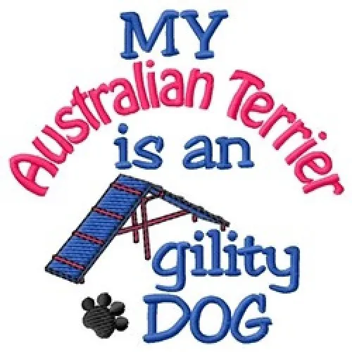 My Australian Terrier is An Agility Dog Long-Sleeved T-Shirt DC1936L