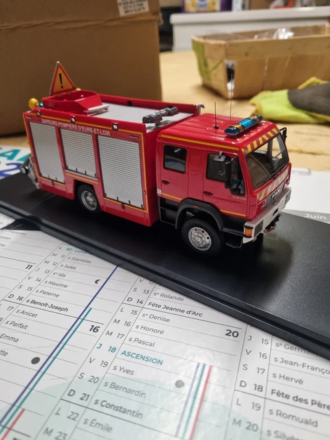 Miniature Pompier 1/43 – Alerte – MAN – Édition Limitée à 175 Pièces – Neuve