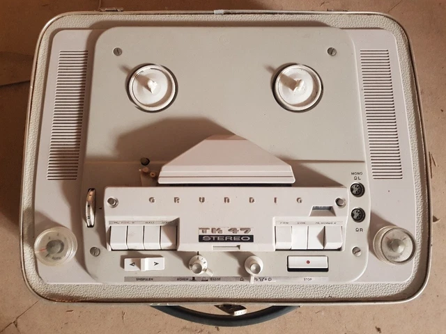 Magnétophone à bande TK 47 GRUNDIG vintage - Collection