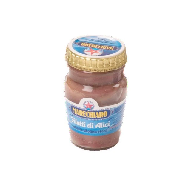 Filetti di Alici Marechiaro all'Olio di Oliva - Vaso da 80gr