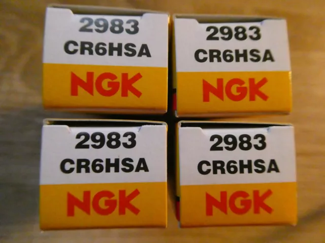 4 x NGK  Zündkerzen  CR6HSA  2983 NEU