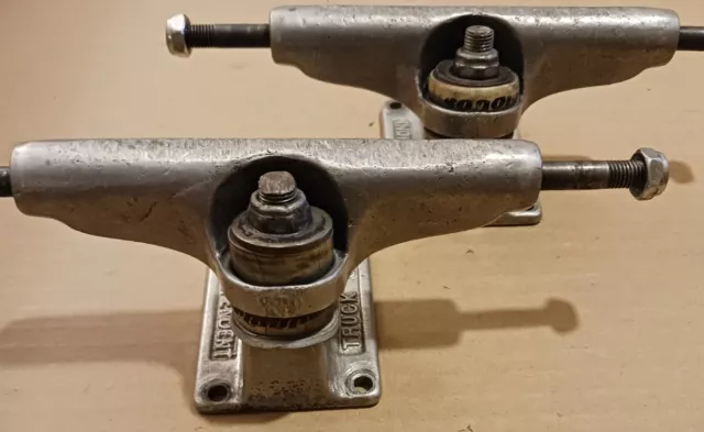 Vintage 80's Independent Stage 4 skateboard trucks 136 Indy truck set 8.0