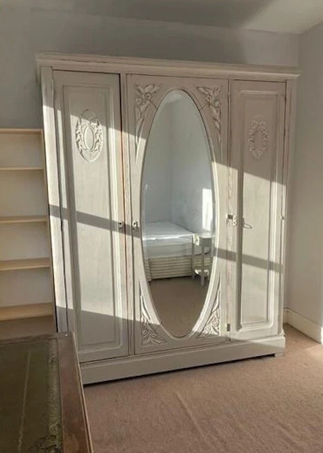 Shabby Chic Armoire Vintage Style Large with mirror (Purchased for 1150 GBP) 