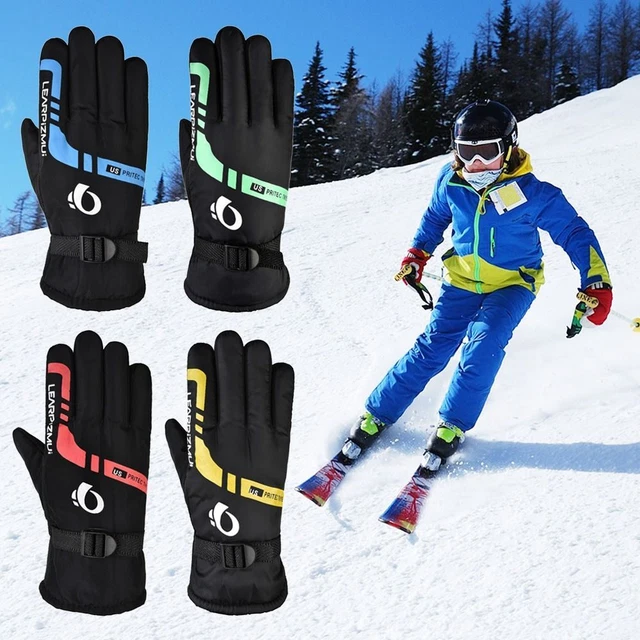 Kinder Skihandschuhe Langarm Handschuh Winddicht Wasserdicht Reithandschuhe