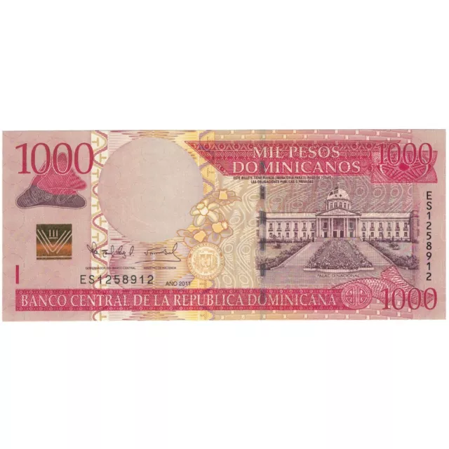 192156 Billet RÉpublique Dominicaine 1000 Pesos Dominicanos 2011