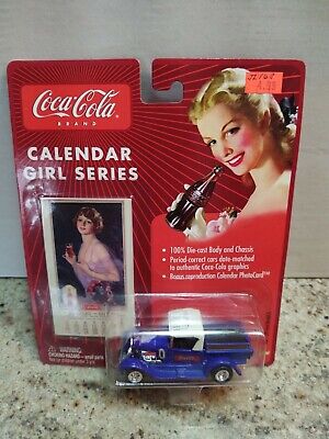Johnny Lightning Coca-Cola Calendar Girl Series #5 '29 Ford Model A NEW