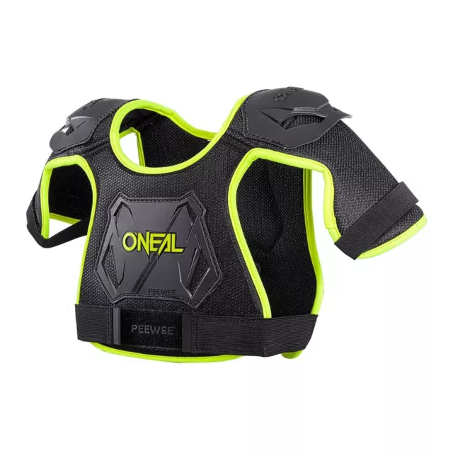 O'Neal Peewee Chest Guard Kinder Brust / Schulterprotektor schwarz/gelb Oneal