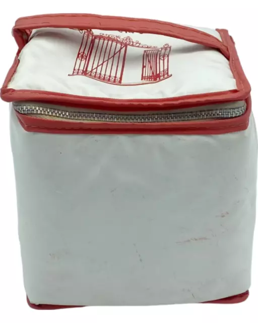 Vintage The "21" Club New York NYC Restaurant Zip Bag Cooler 6"