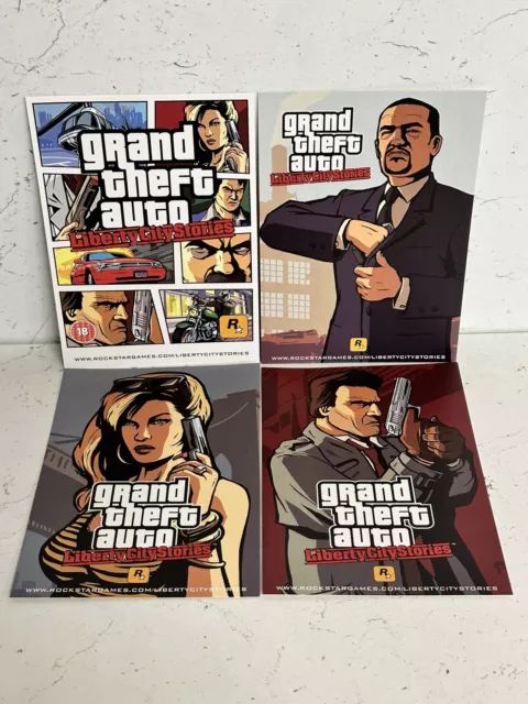 GTA Grand Theft Auto Liberty City Stories PSP Promo Ad Art Print