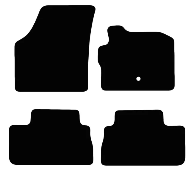 Tailored Car Floor Mats For Land Rover Freelander 2 2006 to 2015 Black Carpet