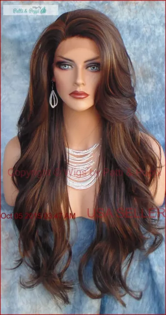 Lace Front Wig CLR FS4.27 LONG FLOWING WAVES  FAST SHIP US SELLER 254