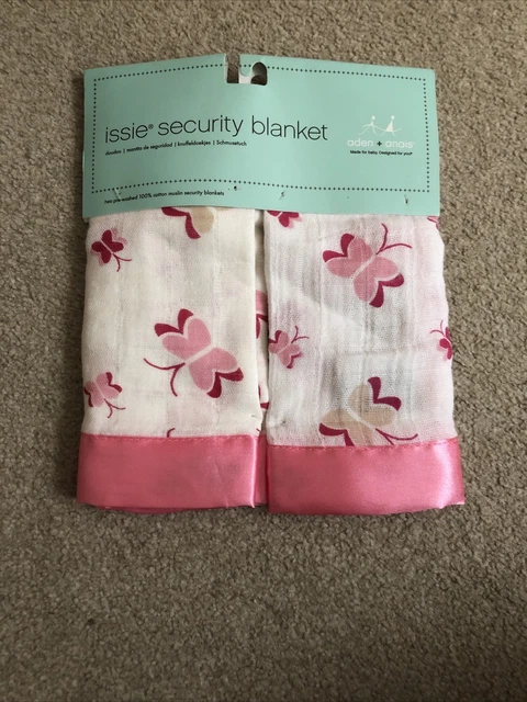 ADEN ANAIS Issie Security Blanket X2 Brand New Butterfly Pink
