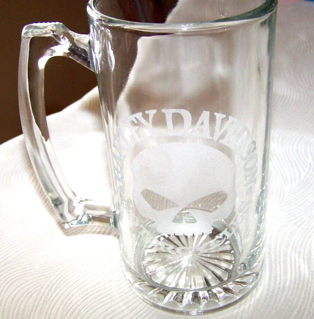 harley davidson skull mug