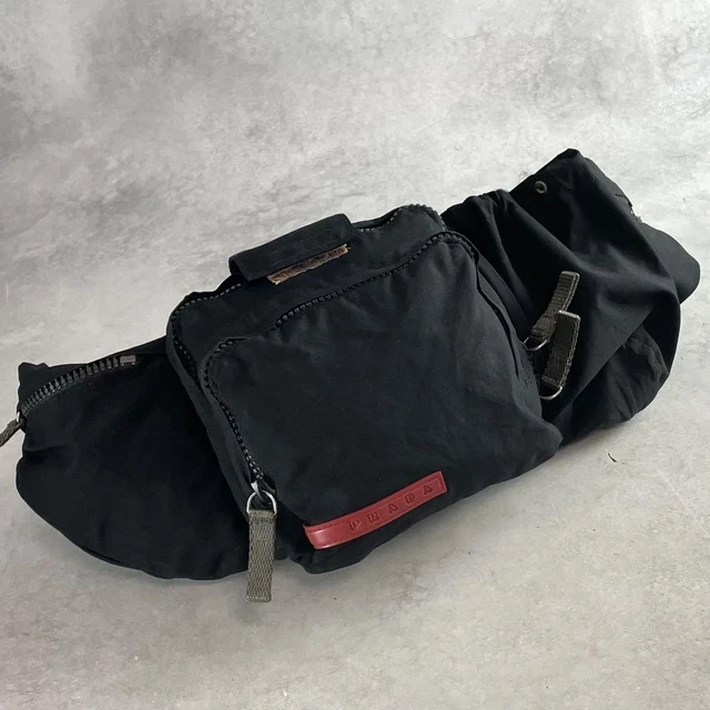 PRADA SPORT 00S Rare Utility Waist Crossbody Tech Bag