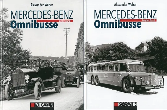 Weber: Mercedes-Benz Omnibusse Band 1+2 Bildband/Typenhandbuch/Modelle/Busse