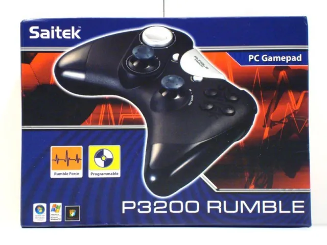 Game Pad Pc Rumble P3200 Saitek