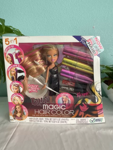 Bratz Magic Hair Color Fianna Doll COMPLETE w/ outfit Pink