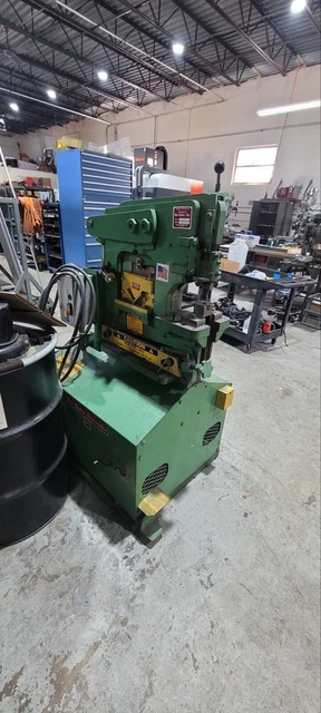 Uni-Hydro 45-Ton Ironworker w/ Hole Punch, Bar, Flat & Angle Shear's