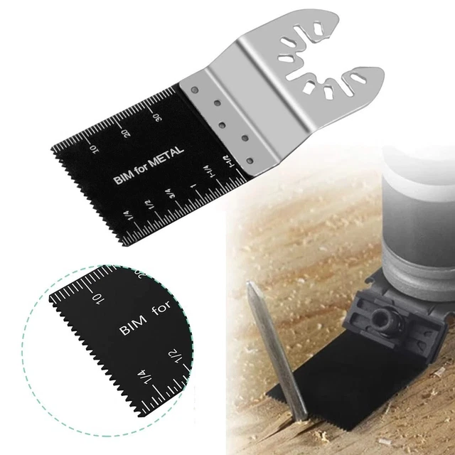 Hoja de sierra multiherramienta Herramienta Accesorios 34mm Bi-Metal Casa Oscilante