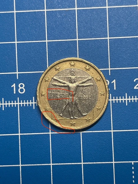 1 Cent Münze Aus Italien Fehlprägung 2002 FEHLPRÄGUNG 1 EURO italien Münze 2002 EUR 300,00 - PicClick DE