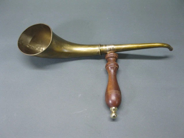 Messing Stethoskop Hörrohr Hearing Pipe  Hörverstärker 38 cm  mit Griff ear tube