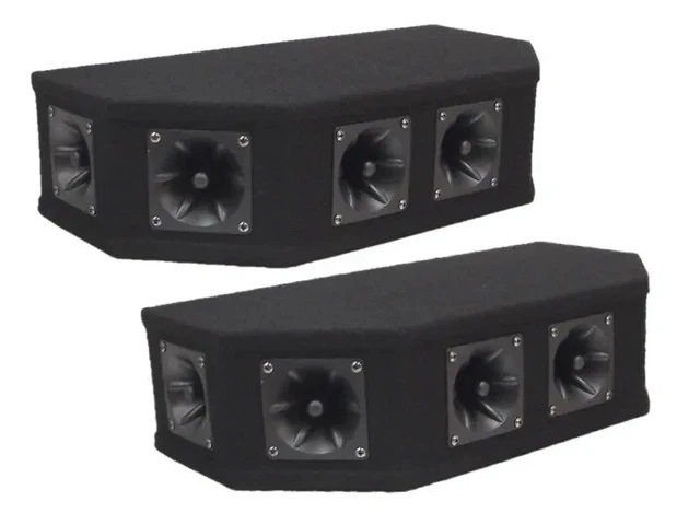 McGee HLQ-02 Piezo Tweeter Driver Pair – 40W RMS, 6 Ohm – 1 Inch Screw Driver
