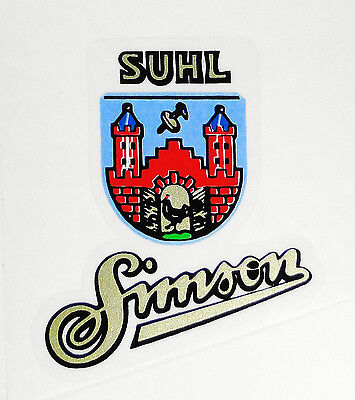 EDELSTAHL Simson Emblem AWO S51 und KR51 Logo poliert für SR1 SR2 
