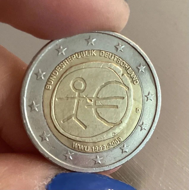 2 Euro Mit Strichmannchen