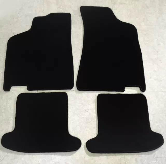 Alfombra de Coche para VW Lupo 3L Año Fab. 1998-2005 Negro 4teilig Terciopelo