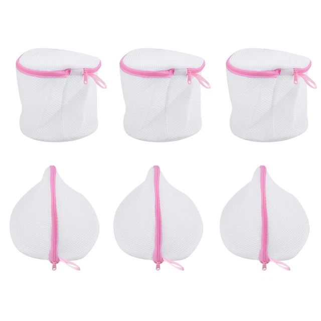 Borsa per bucato in rete 6 in 1 set con manico con cerniera piccola forma elettrica x 3/cilino A1Q2