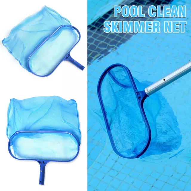 Swimming Pool Deep Debris Skimmer Leaf Fine Mesh Net Cleaning Scoop Pond Hot Tub