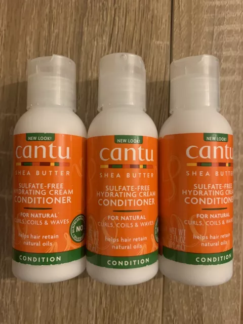 Cantu Sheabutter Feuchtigkeitscreme Conditioner für Locken 89ml x 3