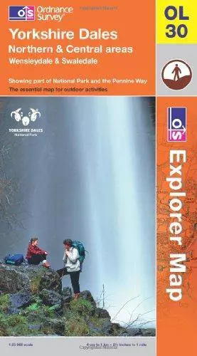 Yorkshire Dales - Northern & Central Areas (OS Explorer Map): OL30