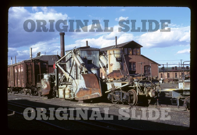 Orig 1967 Slide - Denver & Rio Grande Western D&RGW Snow Plow Colorado Railroad