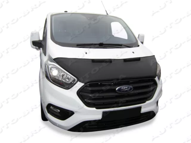 SOUTIEN-GORGE pour Ford Transit Tourneo Custom à partir de 2018 protection contre les chutes de pierres Haubenbra Tuning