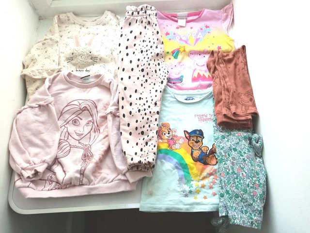 Next And George Girls Clothes Bundle Peppa Pig Paw Patrol 2-3 Years
