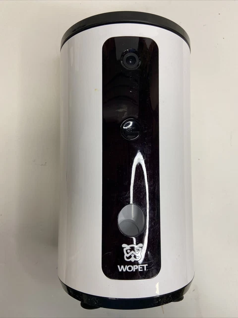 Cámara inteligente para perro WOPET con dispensador de golosinas modelo D01 - sin ladrillo cargador