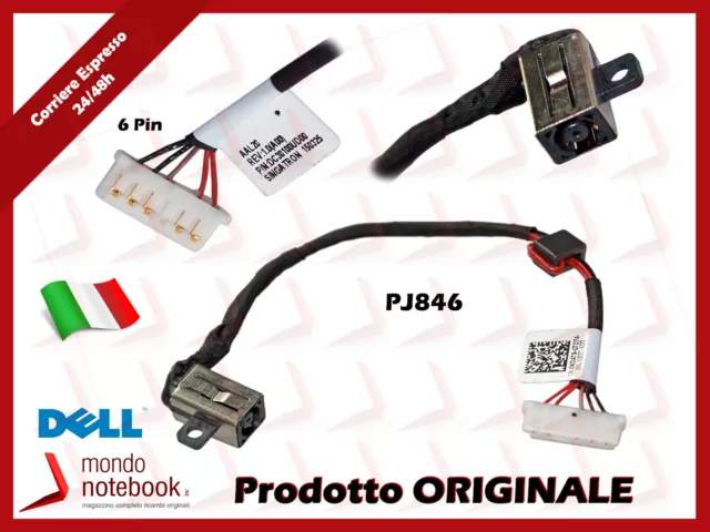 Connettore di Alimentazione DC Power Jack DELL Vostro 14-3000 15-3000 Series