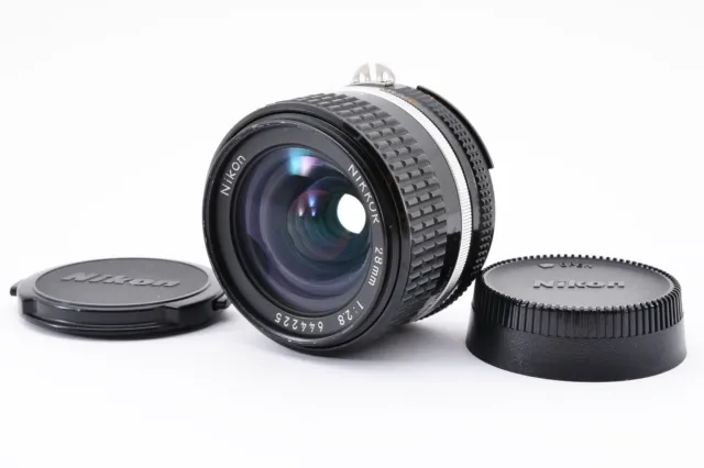 Near Mint Nikon Ai-s Ais Nikkor 28mm f/2.8 MF Wide Angle Prime Lens From Japan