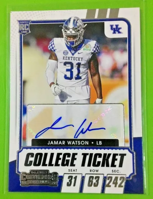 2021 Panini Contenders Draft Picks Auto Rc Variation Li Autograph College Ticket