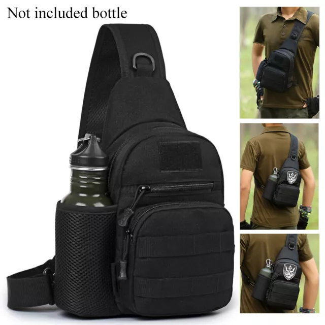 Outdoor Tactical Sling Bag Military MOLLE Crossbody Pack Chest Shoulder Backpack