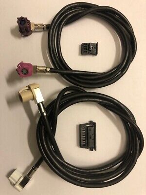 Kabel Set presa USB CONNETTORE iDrive BMW CIC CID di navigazione via cavo 