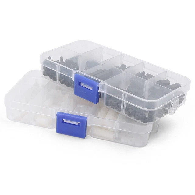 500 Pezzi Rondelle In Nylon - Kit Assortito M2/M2.5/M3/M4/M5/M6/M8/M10, Nero, Per Fai Da Te - Foto 4