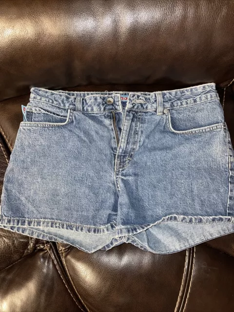 Vintage 90s JNCO JEANS Denim Shorts Women's Jr Size 13 Girlie Stuff Made in USA