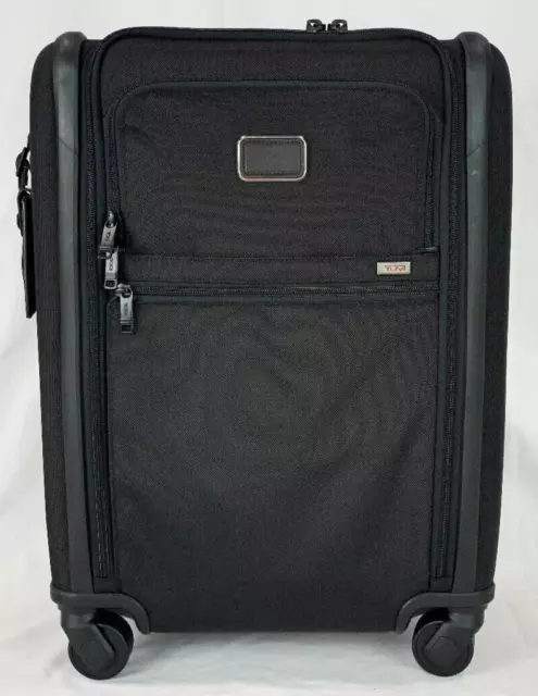 TUMI 'Alpha 3' Black Continental Dual Access 4 Wheel Carry-On - 2203561D3