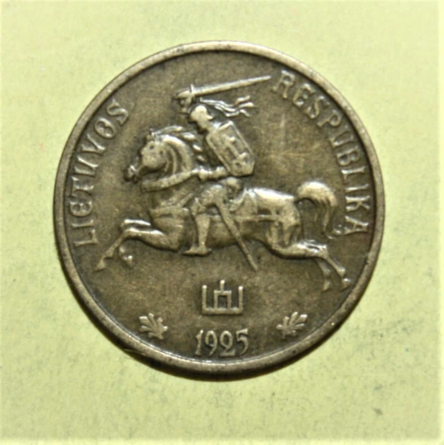 A6 - Lithuania 10 Centu 1936 Almost Uncirculated Coin - National Emblem A6 - Lithuania 10 Centu 1936 Almost Uncirculated Coin - National Emblem