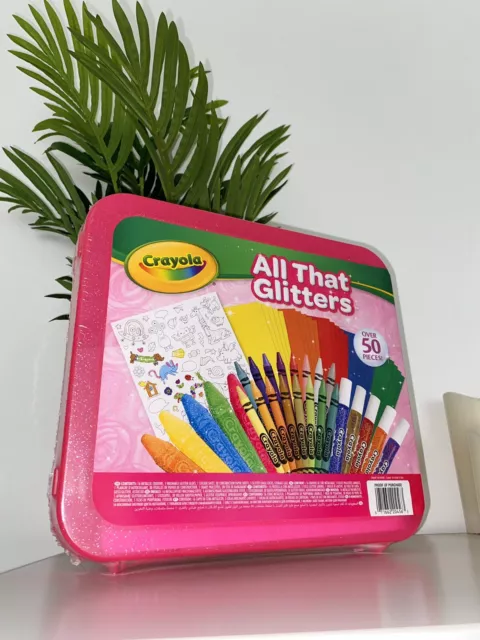 Crayola Crayons, Mini Markers, Supertips, Glitter Glue, Art Pad