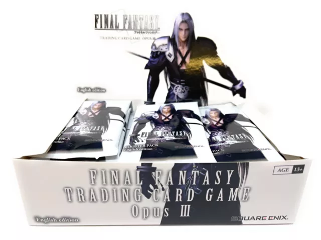 Final Fantasy TCG Trading Card Game Booster Box 36 Packs New Sealed OPUS III