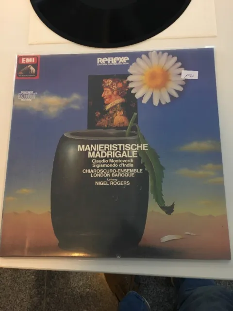 Claudio Monteverdi Manieristische Madrigale LP Nigel Rogers 1422